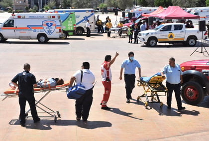 Simulacro en Torreón (EL SIGLO DE TORREÓN)