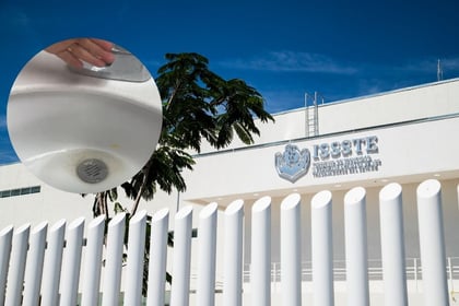 Denuncian que sale agua turbia en instalaciones del Hospital Regional del ISSSTE en Torreón