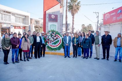 Conmemoran el 108 aniversario de la Constitución en los municipios de Francisco I. Madero y Viesca