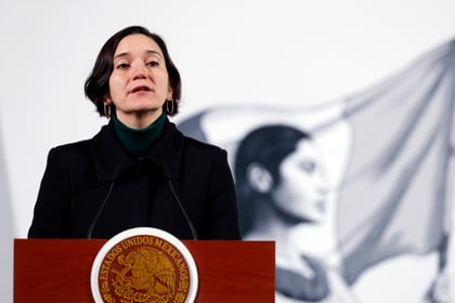 La titular del Secretariado Ejecutivo del Sistema Nacional de Seguridad Pública, Marcela Figueroa. (ARCHIVO)