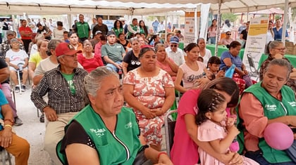 Gran respuesta registran en brigada de salud en el ejido Mayrán de San Pedro