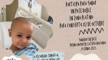 Rifan boletos de Chayanne en Torreón para apoyar al pequeño Robertito