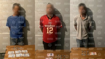 Detienen a tres con cristal en el fraccionamiento Santa Teresa de Gómez Palacio