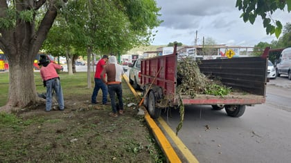 Realiza Servicios Públicos de Lerdo jornada de limpieza tras lluvia