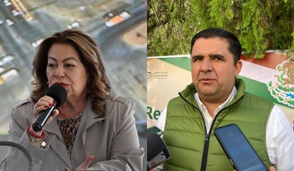 Alcaldesa de Gómez Palacio y alcalde de Lerdo contentos por la lluvia ante impacto de sequía