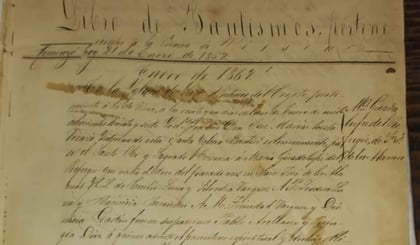 Descubren antiguas actas de bautismo en Archivo Parroquial de Viesca