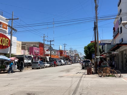 Se siguen presentando apagones en la zona comercial de Madero