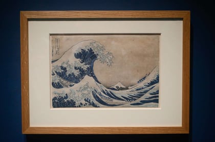 De gran belleza. 'La gran ola Kanagawa', de Katsushika Hokusai, diseñada entre 1830 y 1833, podrá ser observada por primera vez en México