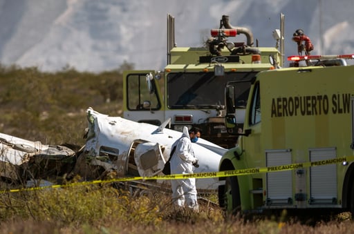 Hasta el momento no se ha revelado el contenido de la caja negra de la aeronave accidentada tipo Piper PA-46. (EL SIGLO DE TORREÓN)