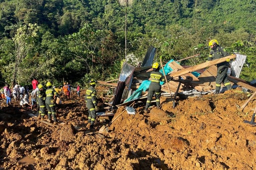 La tragedia se apoderó del Chocó debido a un derrumbe. (ARCHIVO)
