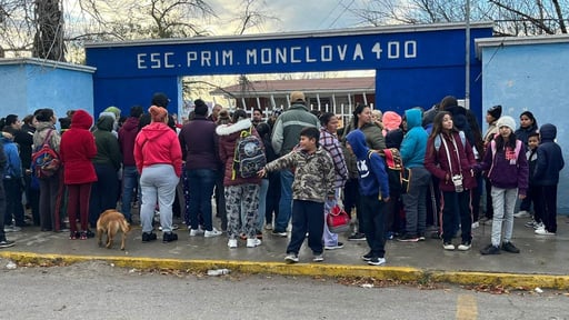 El plantel educativo es la escuela primaria Monclova 400, la cual se ubica en la colonia Praderas del Sur primer sector. (SERGIO A. RODRÍGUEZ / EL SIGLO DE TORREÓN)