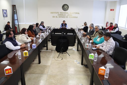 La sesión se llevó a cabo este lunes, la cual fue encabezada por el consejero presidente José Luis Vázquez López. (EL SIGLO DE TORREÓN)
