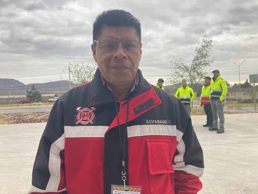 José Luis Ramos, de Protección Civil y Bomberos de Zacatecas Capital.