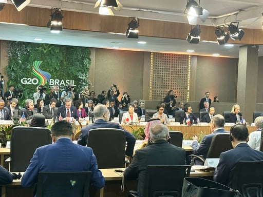 Reunión de ministros de Exteriores del G20 en Río de Janeiro. (X)