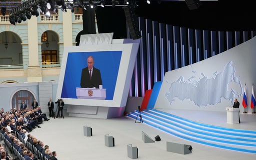 Putin subrayó que las potencias occidentales deben entender que Rusia 'también tiene armas que pueden alcanzar objetivos en sus territorios'.