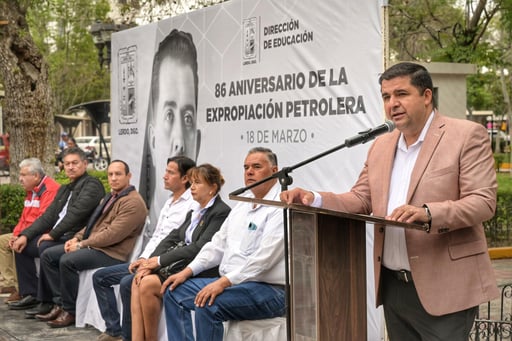 Imagen Conmemoran en Lerdo 86° aniversario de la Expropiación Petrolera