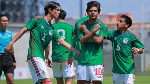 Imagen La Sub-20 de México derrotó 6-0 a Honduras en juego amistoso