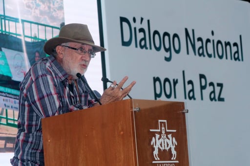 El poeta y activista Javier Sicilia. (ARCHIVO)