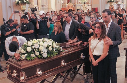 Funeral de Gisela Gaytán.