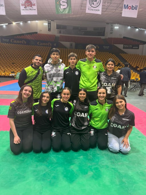 Imagen Coahuilenses van a Nacionales Conade en karate