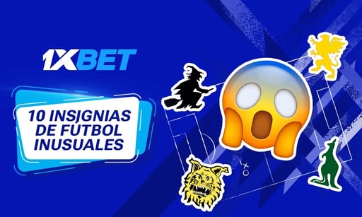 Imagen 1xBet presenta los 10 escudos más inusuales del fútbol