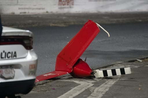 Imagen Entregan cuerpo del piloto fallecido en desplome de helicóptero en la alcaldía Coyoacán