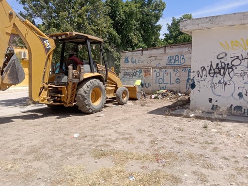 Brigadas de limpieza y mantenimiento mejoran el entornodel Fraccionamiento Geovillas San Ignacio. (DIANA GONZÁLEZ)