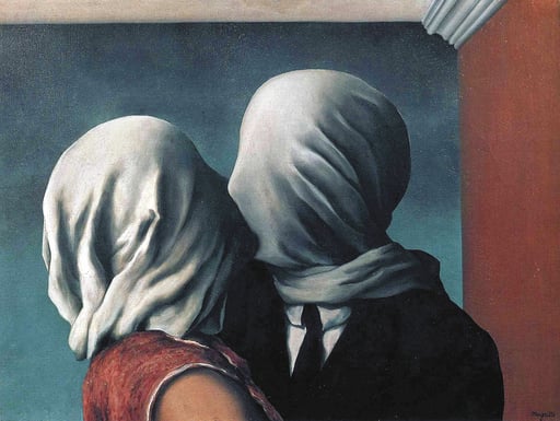 Los amantes (1928). Imagen: MoMA