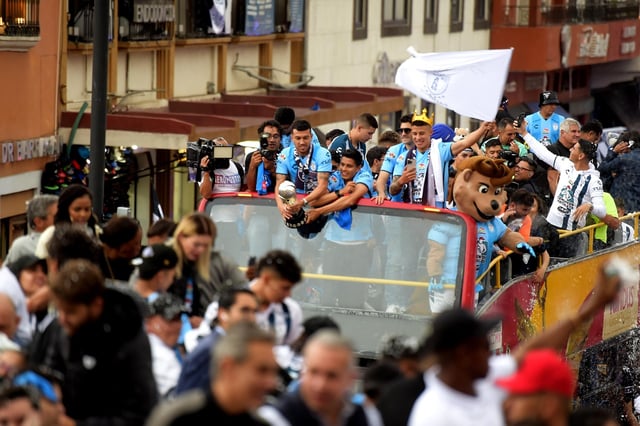 Desfile del campeón de Liga MX por las calles de Pachuca