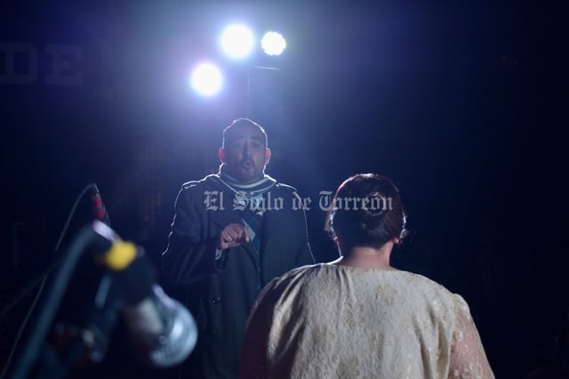 Viven encuentro teatral con las ánimas en el Museo del Ferrocarril de Torreón