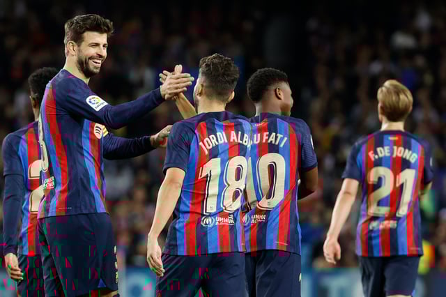 El último baile de Piqué con el Barcelona
