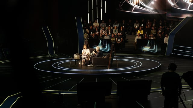 Alfonso Cuarón, director de cine en México Siglo XXI de Fundación Telmex desde el Auditorio Nacional