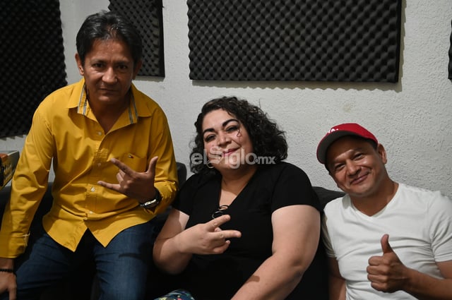 Visita al estudio de grabación con Susana Ortiz, Alfonso Muruaga y 'Yiyo' Nájera