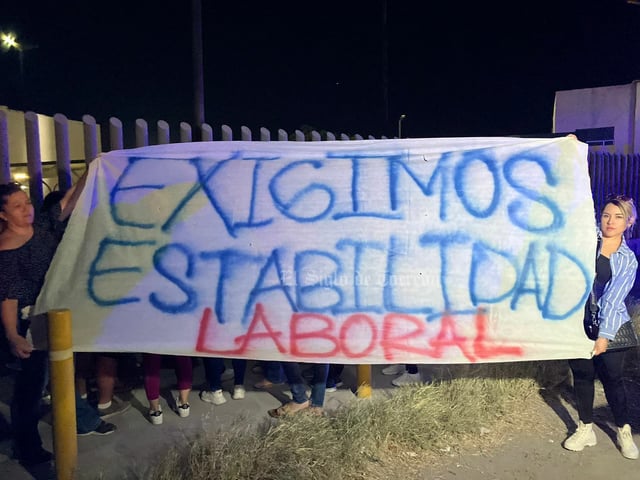 Protesta en el periférico de Gómez