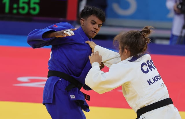 Judoca mexicana Prisca Awiti le da su primera plata a México en París 2024