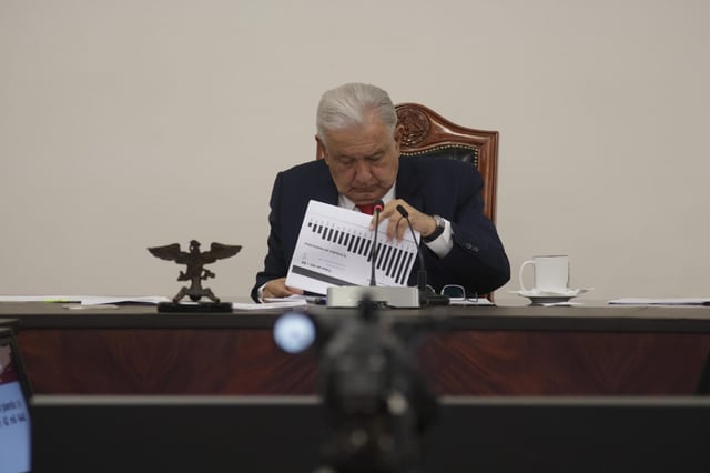 AMLO hace pública reunión con Gabinete de Seguridad