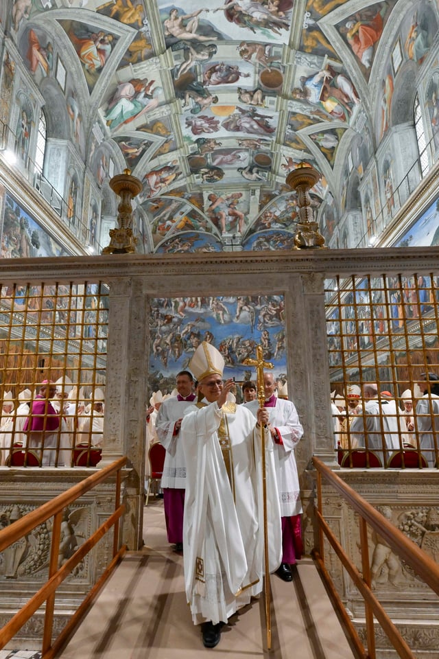 Papa León XIV ofrece su primera misa en la Capilla Sixtina Papa León XIV ofrece su primera misa en la Capilla Sixtina