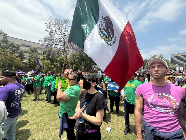 Crecen redadas y protestas en Los Angeles
