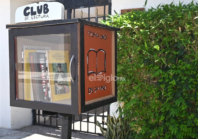 Laguneros crean buzón de lectura en Torreón Laguneros crean buzón de lectura en Torreón