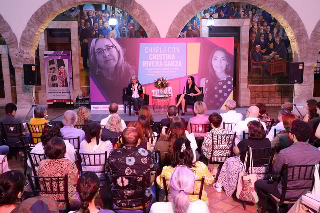 Coahuilenses recibieron a Cristina Rivera Garza en la FINA 2025 Coahuilenses recibieron a Cristina Rivera Garza en la FINA 2025