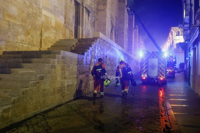 Mezquita de Córdoba se incendia por tercera ocasión en su milenaria historia