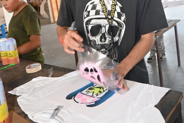 Los une el arte del grafiti a través de taller en Centro Cultural Antigua Harinera