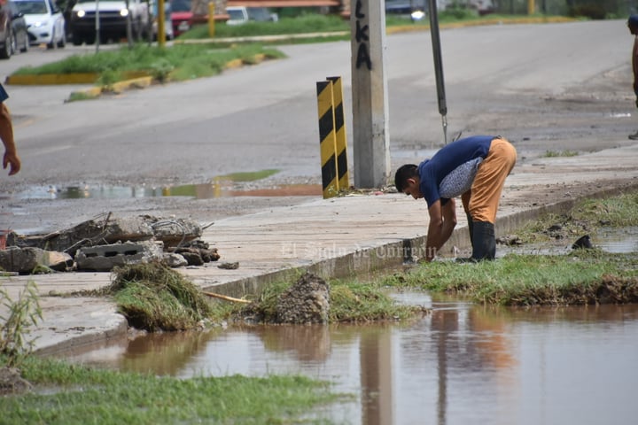 Atípica tormenta azota a Múzquiz