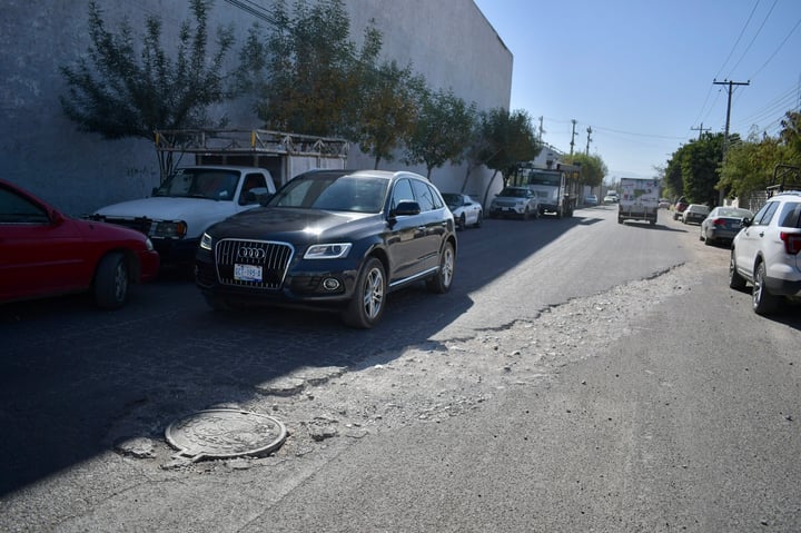 Dañada, la Zona Industrial de Gómez Palacio