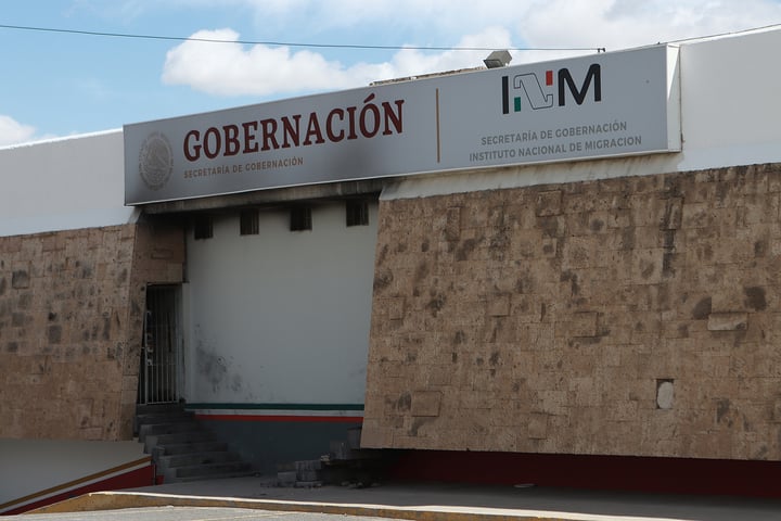 A un año del incendio registrado en el centro de detención del Instituto Nacional de Migración de Ciudad Juárez, Chihuahua. (GUADALUPE MIRANDA)