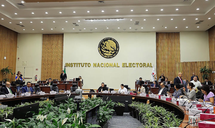 El Consejo General del Instituto Nacional Electoral (INE). (ARCHIVO)