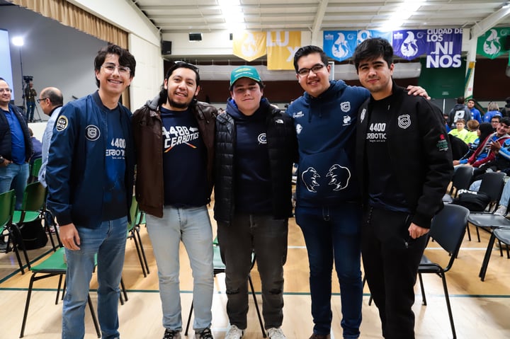 Francisco Vázquez, Luis Martínez, Emiliano Fernández, Emiliano Vargas e Iván Samaniego (EL SIGLO DE TORREÓN / ENRIQUE CASTRUITA)
