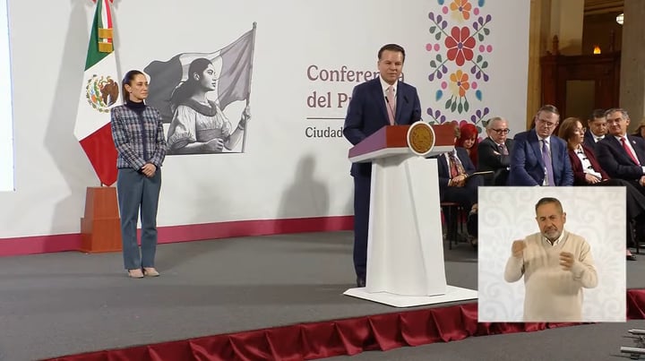 Esteban Villegas acude a mañanera de Sheinbaum, ¿Cuál fue la razón?