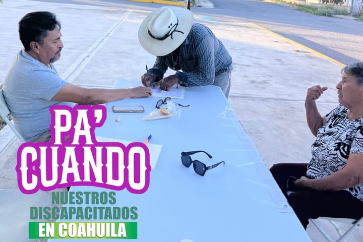 Nace 'Pa' Cuando Nuestros Discapacitados en Coahuila' para lograr Pensión de Bienestar