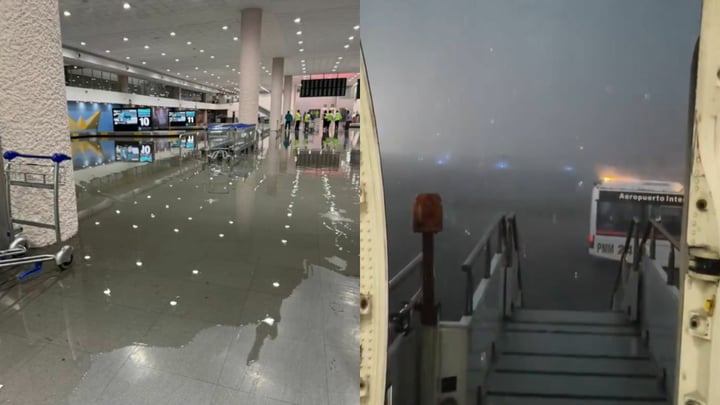 AICM reanuda vuelos tras suspensión por fuertes lluvias en la CDMX